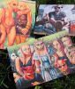 Large retro postcards